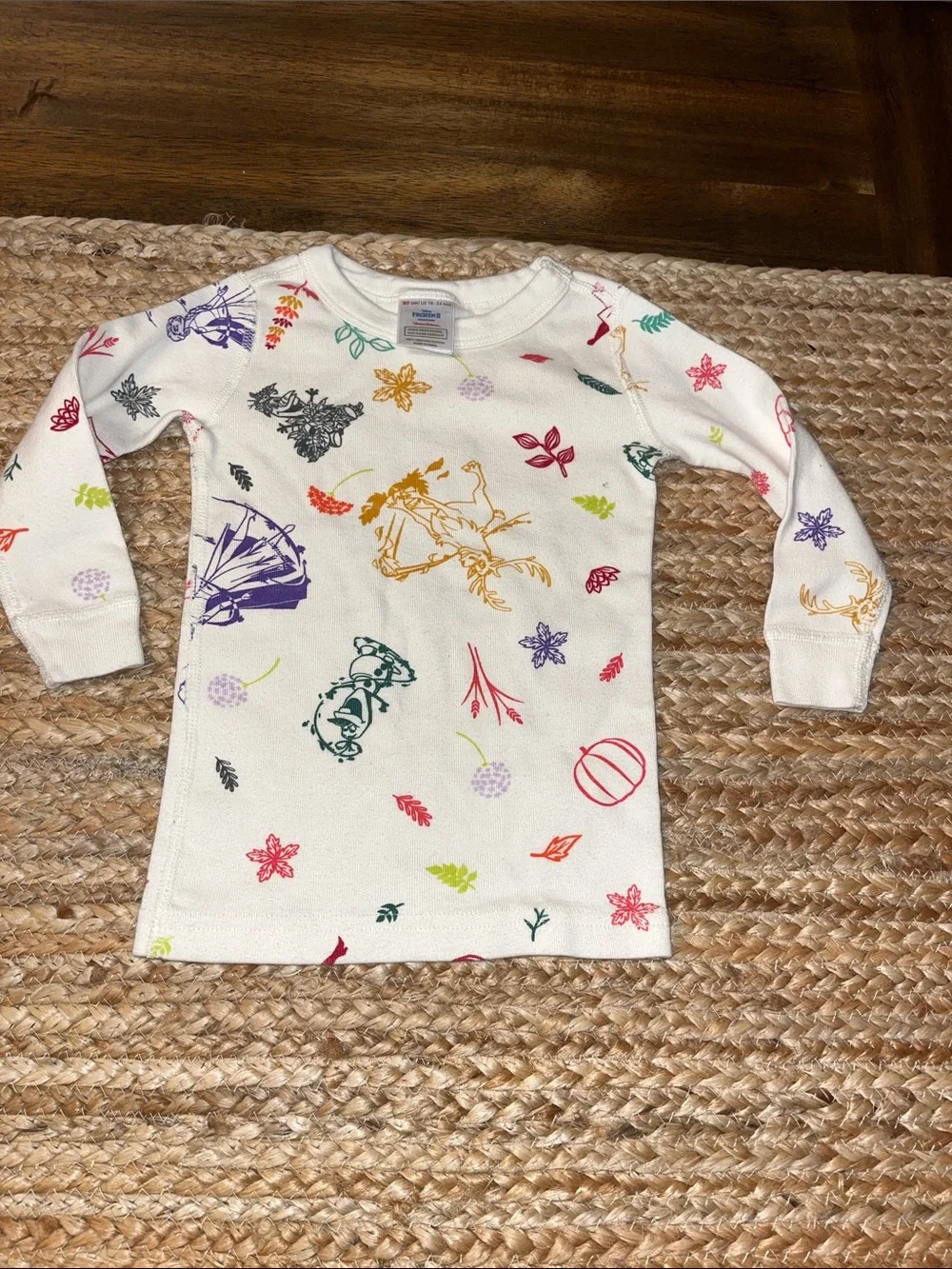 Hanna Andersson pajama set size 18-24m long sleeve Frozen ll